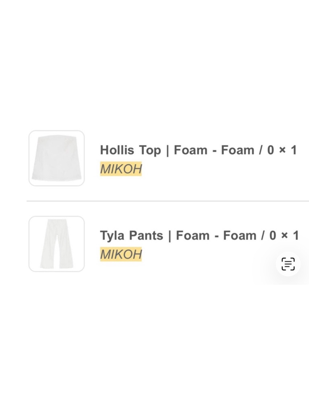 NEW Mikoh Linen Top and Linen Pants Set